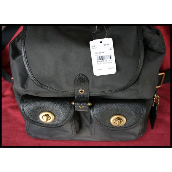 COACH Black Nylon Cargo Backpack - NWT main image 4